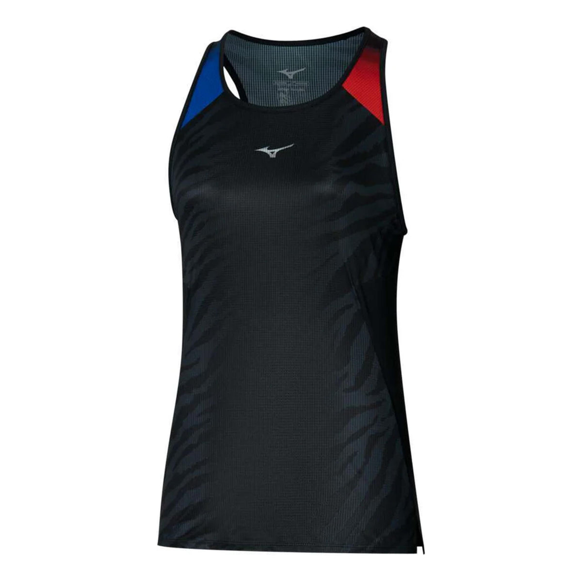 Mizuno DryAeroFlow Graphic Maillot De Course Femmes-Noir