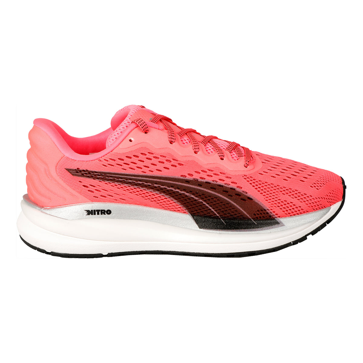 Puma Magnify Nitro Surge Chaussure De Running Sans Stabilisateurs Femmes-Pink,Noir