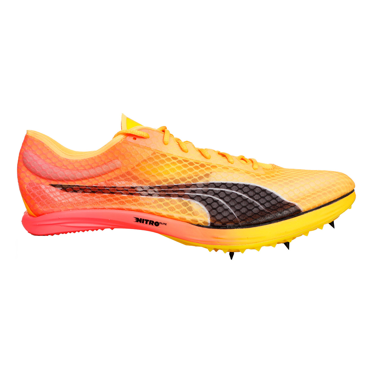Puma EvoSPEED Distance Nitro Elite+ 2 Spikes-Jaune,Orange