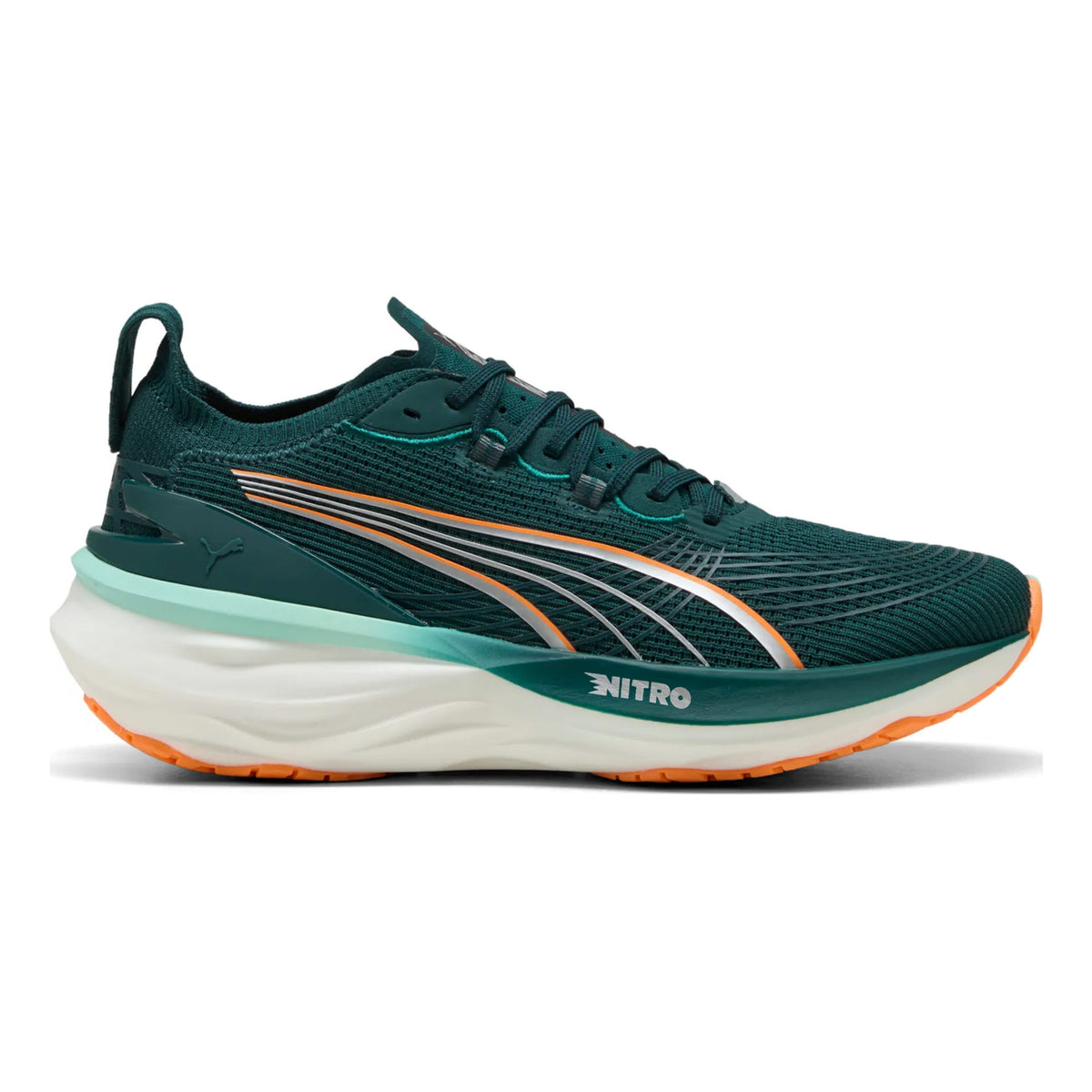 Puma ForeverRun Nitro 2 Chaussure de running avec stabilisateurs Hommes - vert, orange