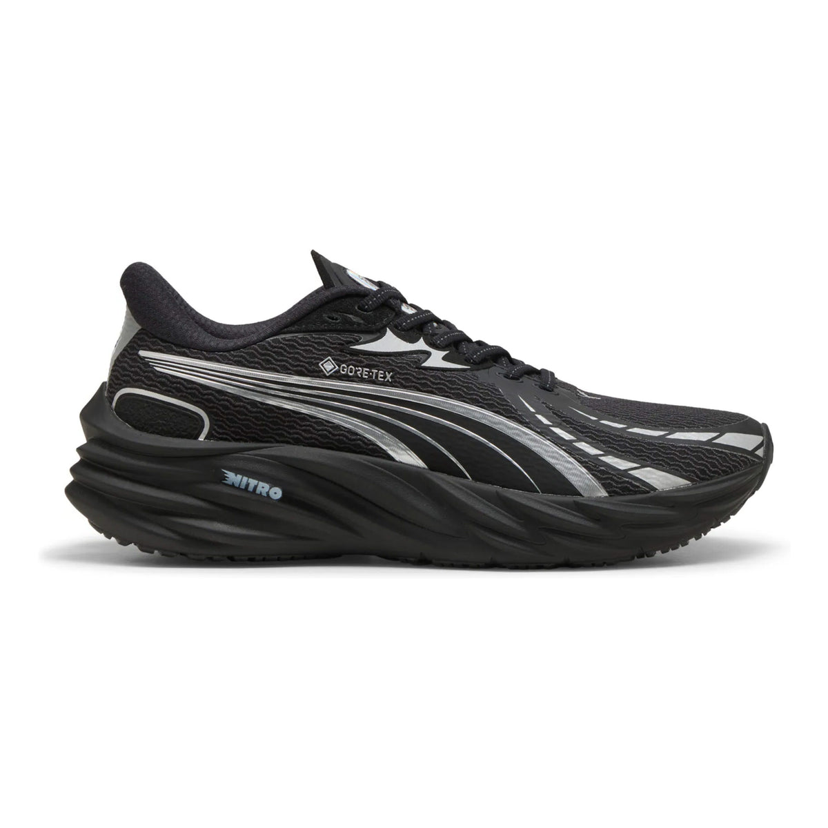 Puma Velocity Nitro 4 GTX Chaussure de running sans stabilisateurs Hommes - noir, argent