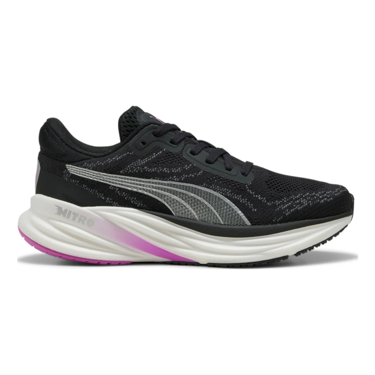 Puma Magnify Nitro 2 Chaussure De Running Sans Stabilisateurs Femmes-Noir,Violet