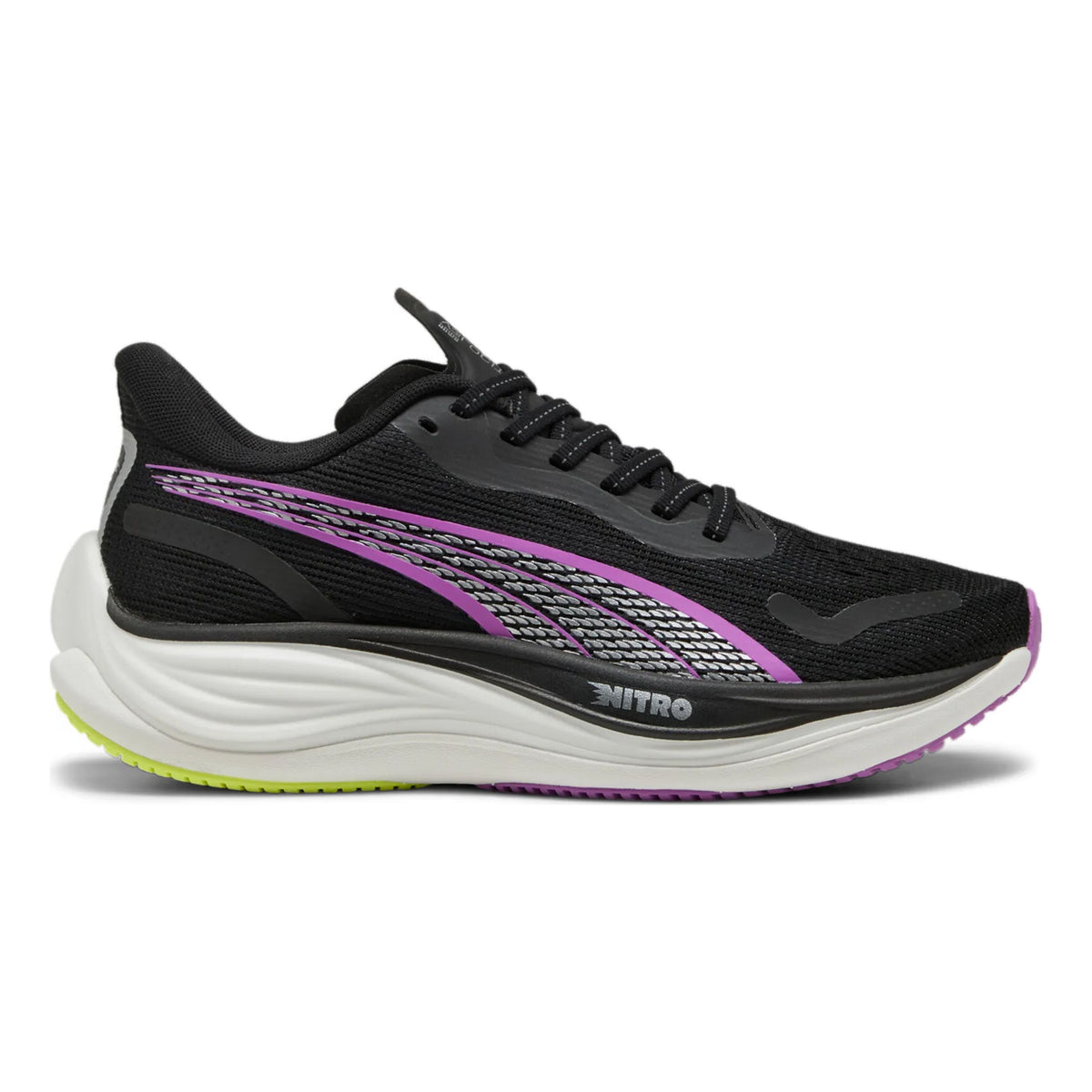 Puma Velocity Nitro 3 Chaussure De Running Sans Stabilisateurs Femmes-Noir,Violet