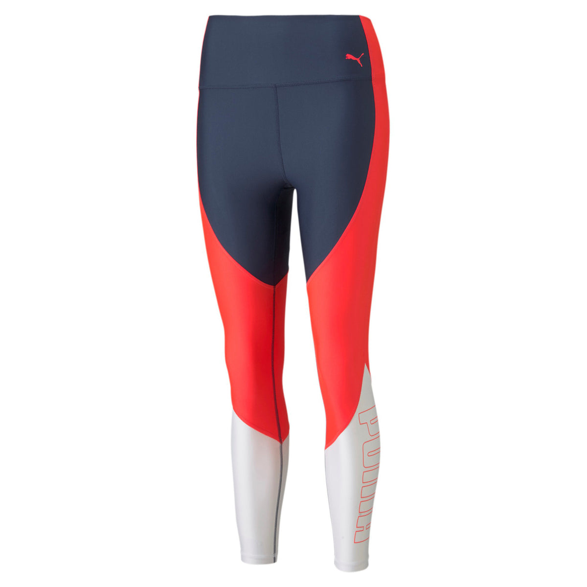 Puma Eversculpt Logo High Waist Collant tight Femmes - bleu foncé, multicouleur