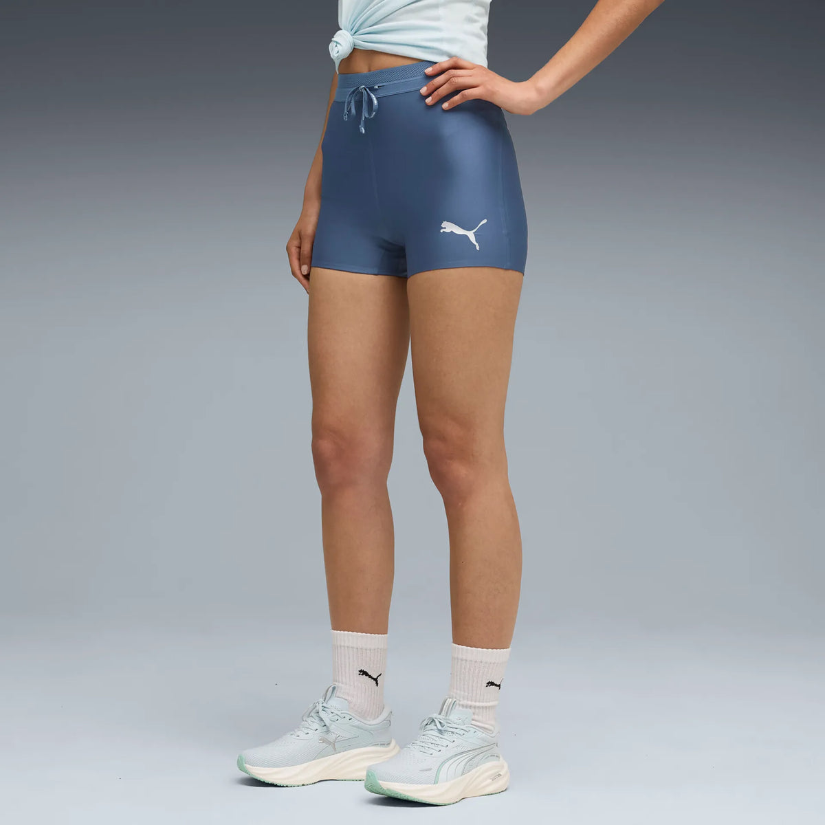 Puma Raceday Ultraform 3in Collant De Course Femmes-Bleu