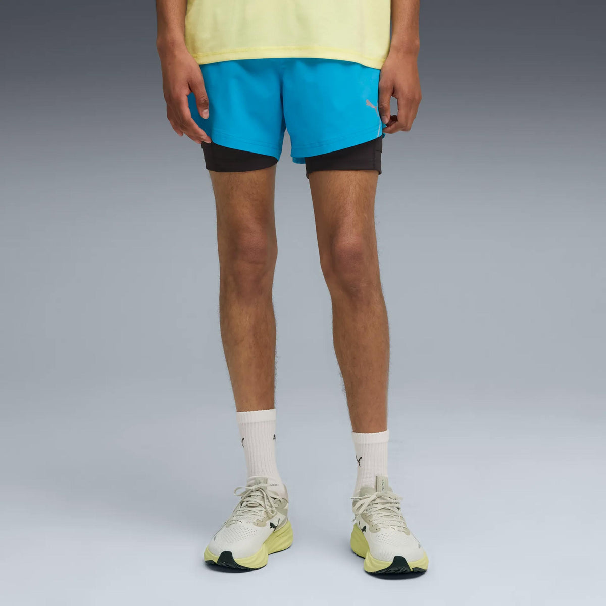 Puma Ultraweave 2in1 5in Short De Running Hommes-Bleu