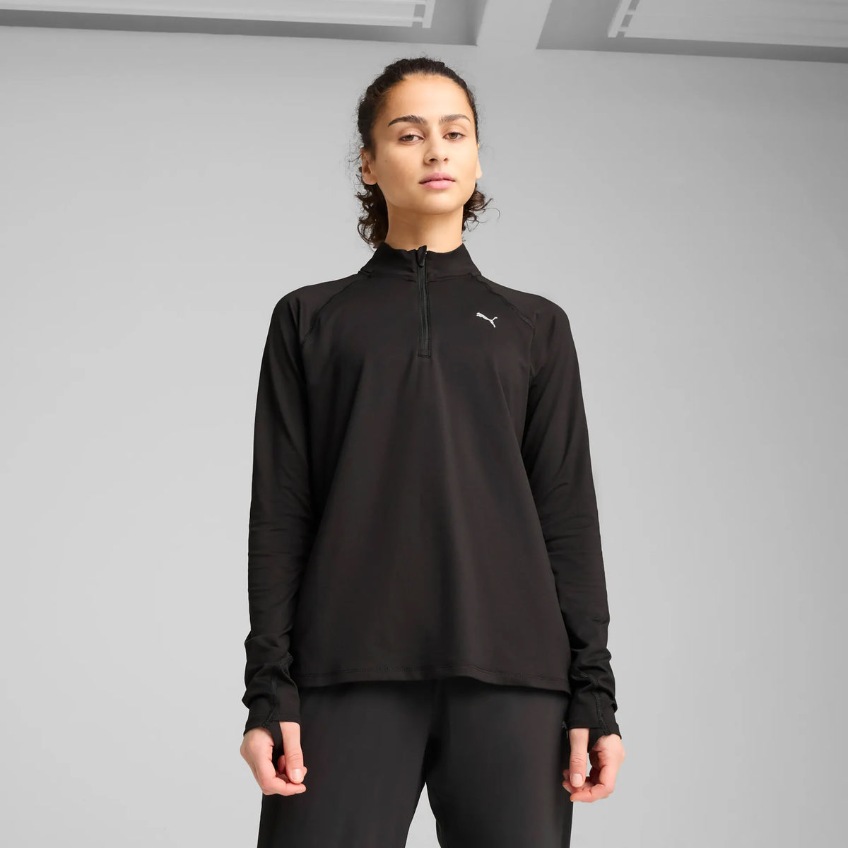 Puma Velocity Cloudspun 1/4 Zip  Maillot de course Femmes - noir