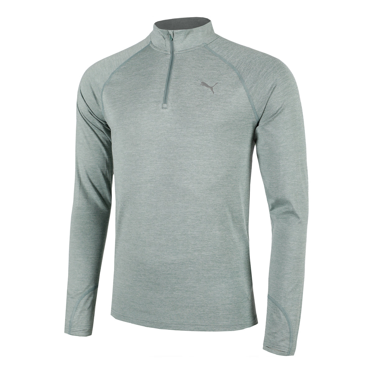 Puma Velocity Cloudspun 1/4 Zip  Maillot de course Hommes - vert