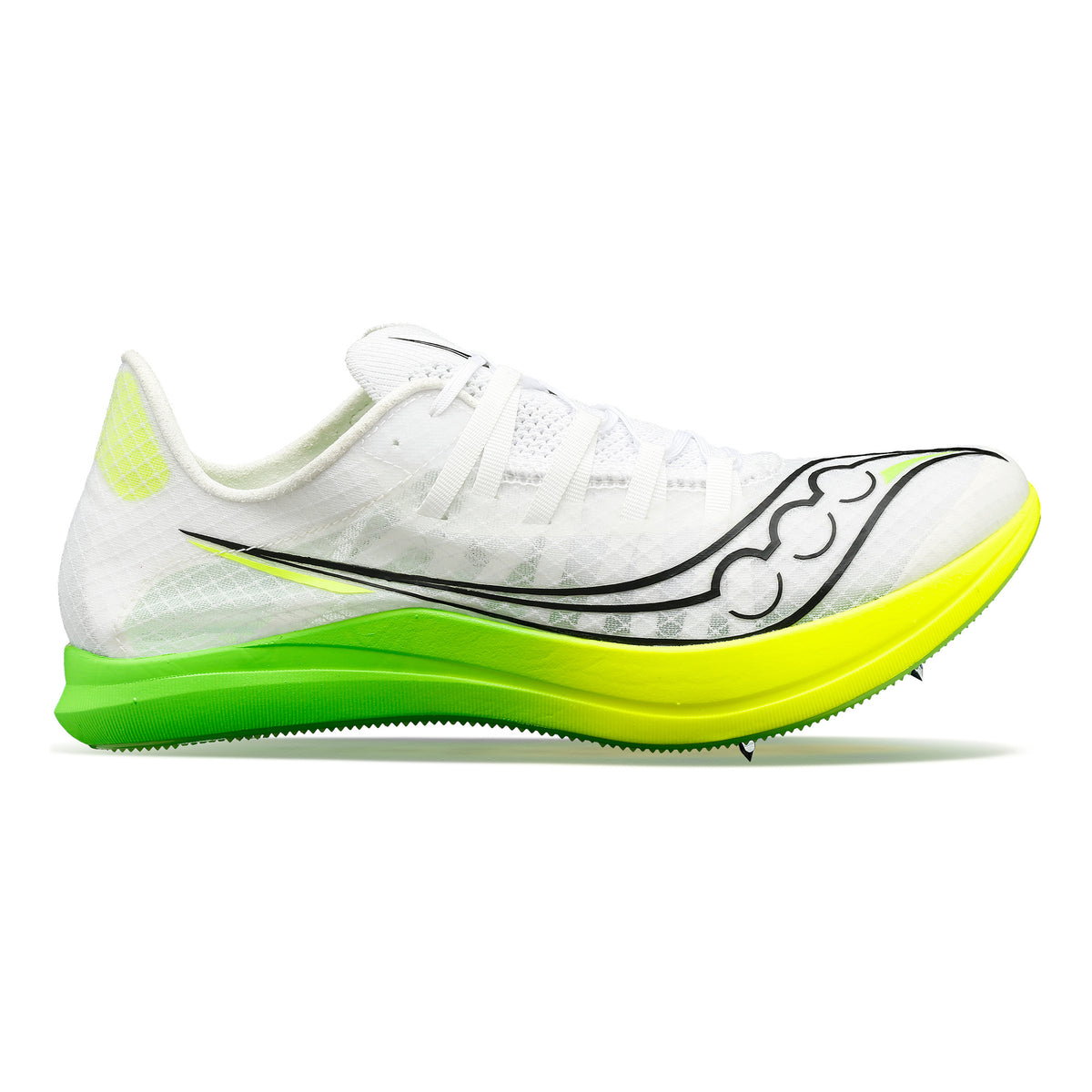 Saucony Terminal VT Spikes Femmes-Blanc,Vert Fluo