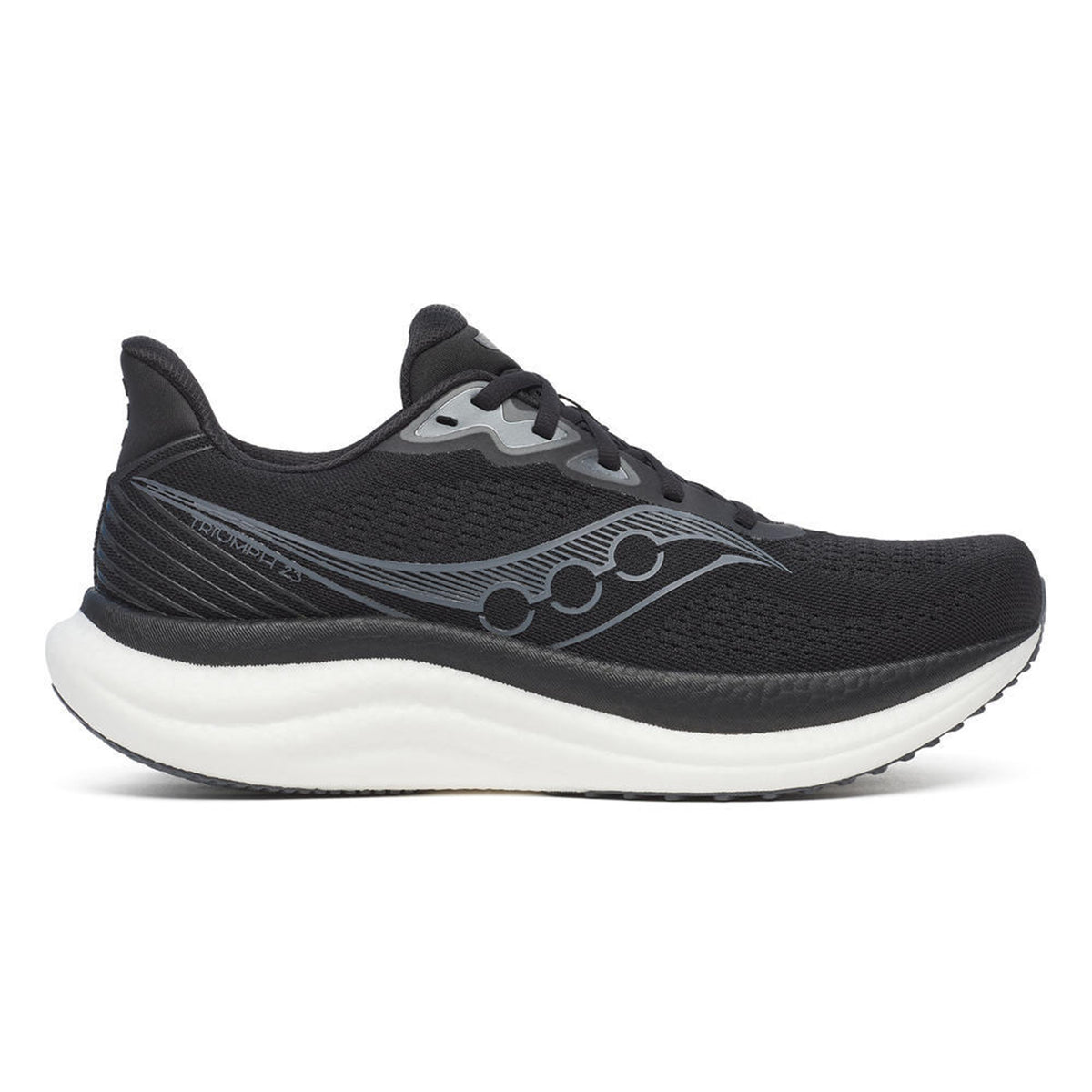 Saucony Triumph 23 Chaussure de running sans stabilisateurs Hommes-noir, blanc