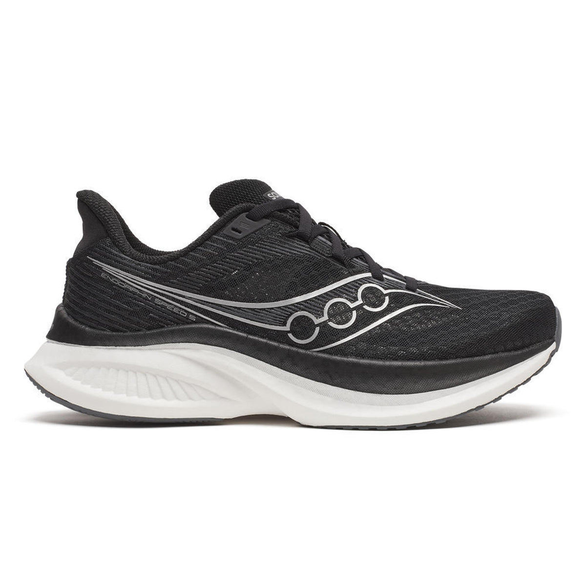Saucony Endorphin Speed 5 Chaussure de compétition Hommes-noir, blanc