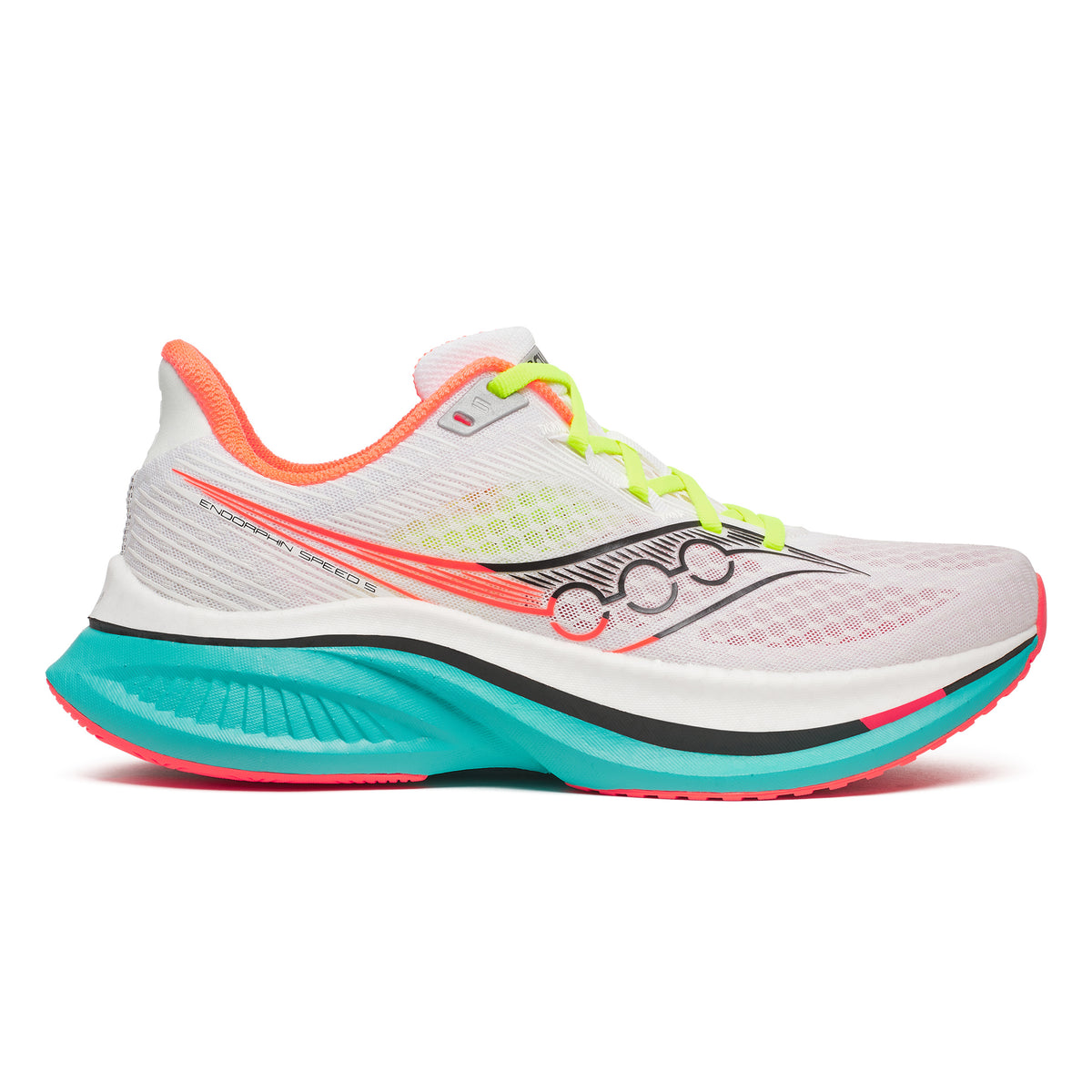 Saucony Endorphin Speed 5 Chaussure de compétition Hommes-blanc, multicouleur