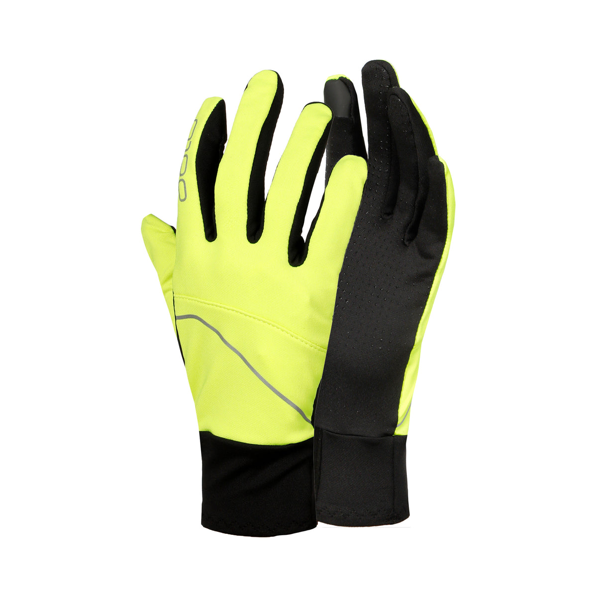 Odlo Intensity Safety Light Gants-Noir,Jaune