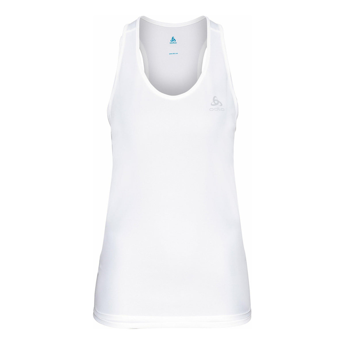 Odlo Crew Neck Essential Maillot De Course Femmes-Blanc