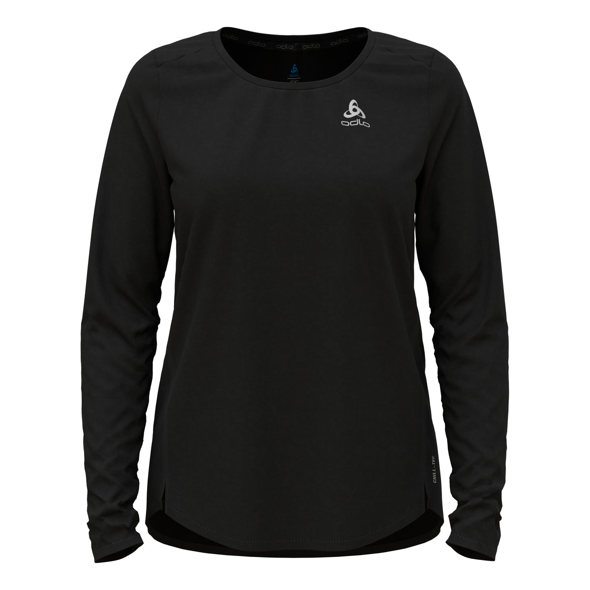Odlo Crew Neck Chill-Tech Haut manches longues Femmes - noir,
