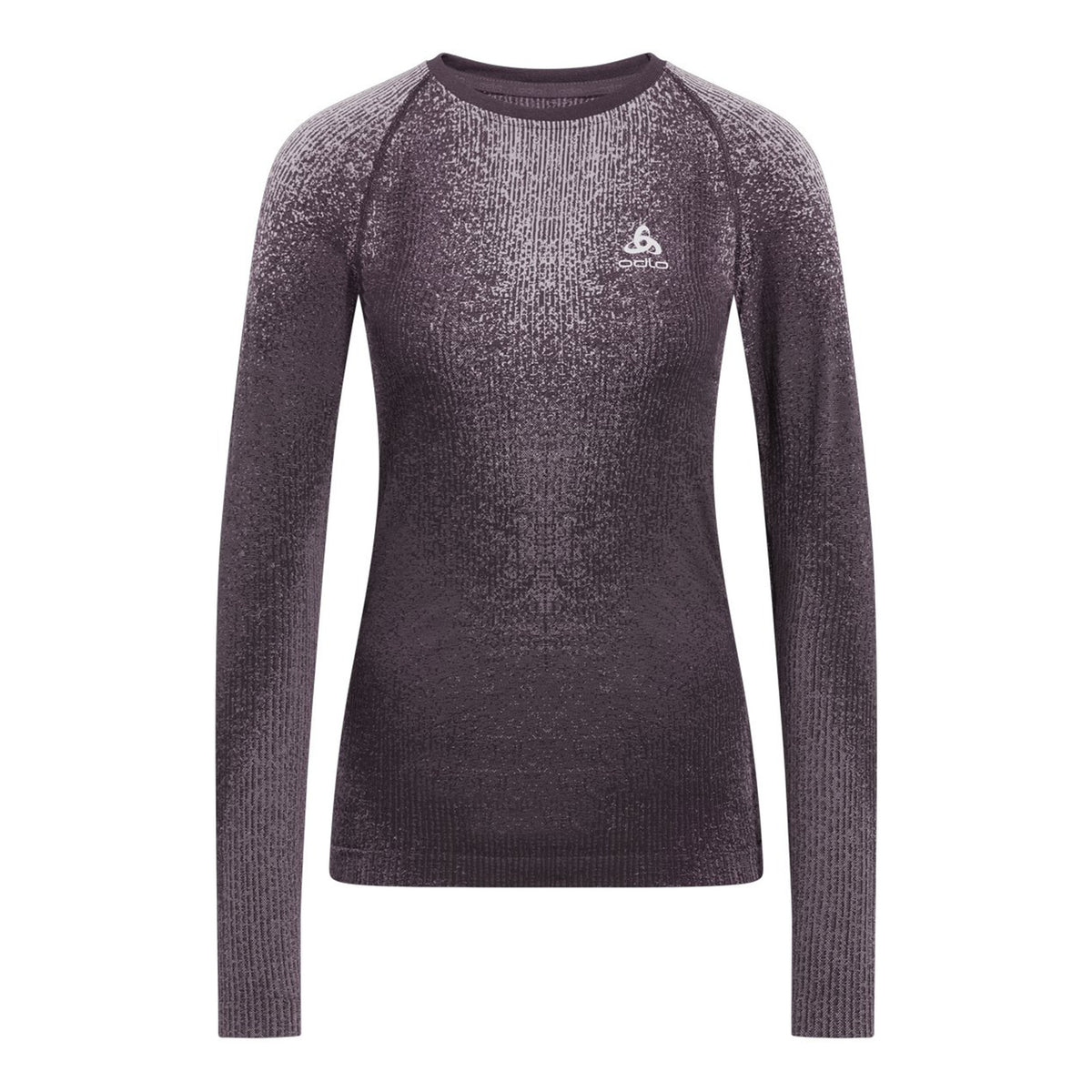 Odlo Performance Warm Blackcomb Crew Neck Maillot De Corps Femmes-Gris