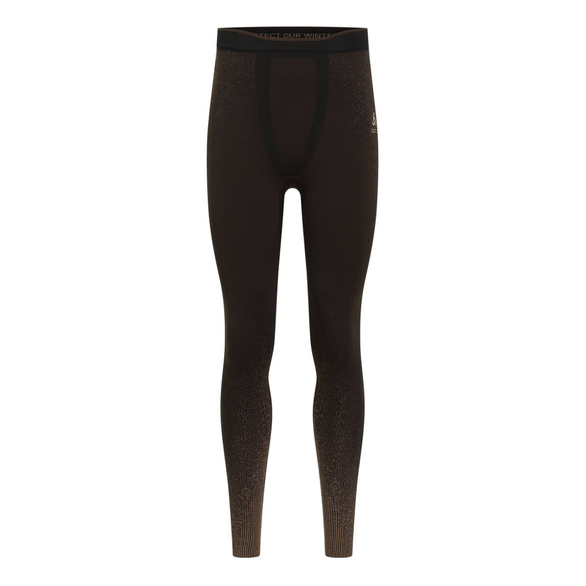 Odlo Performance Warm Blackcomb Collant Tight Hommes-Marron