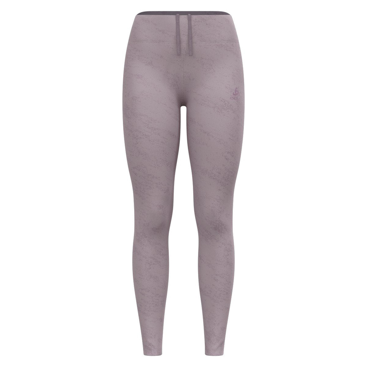 Odlo Zeroweight Print Reflective Collant De Course Femmes-Gris