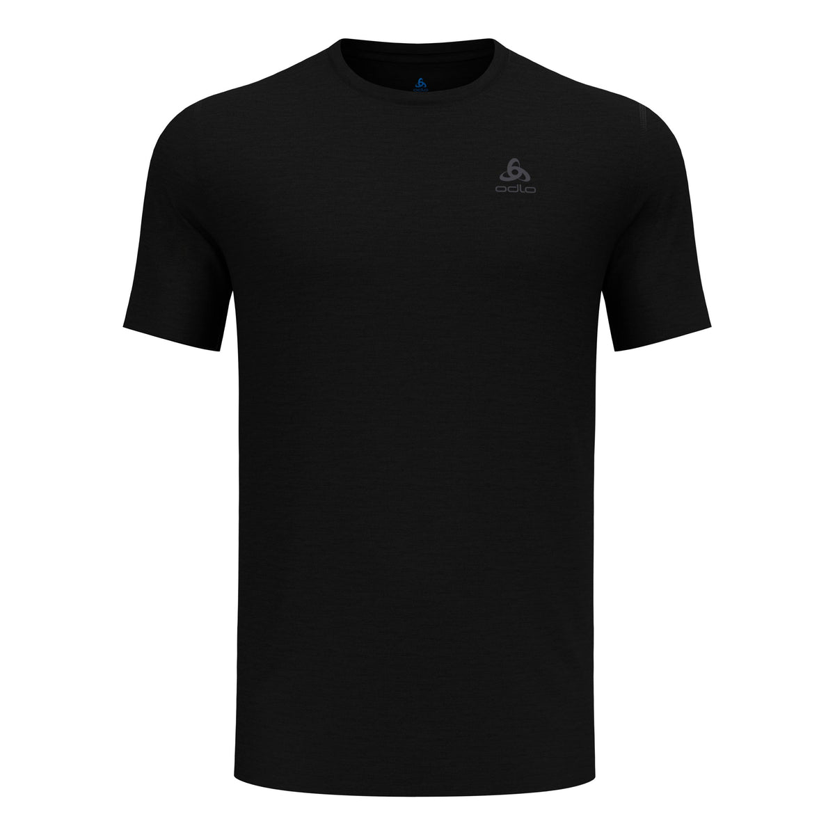 Odlo Crew Maillot De Course Hommes-Noir