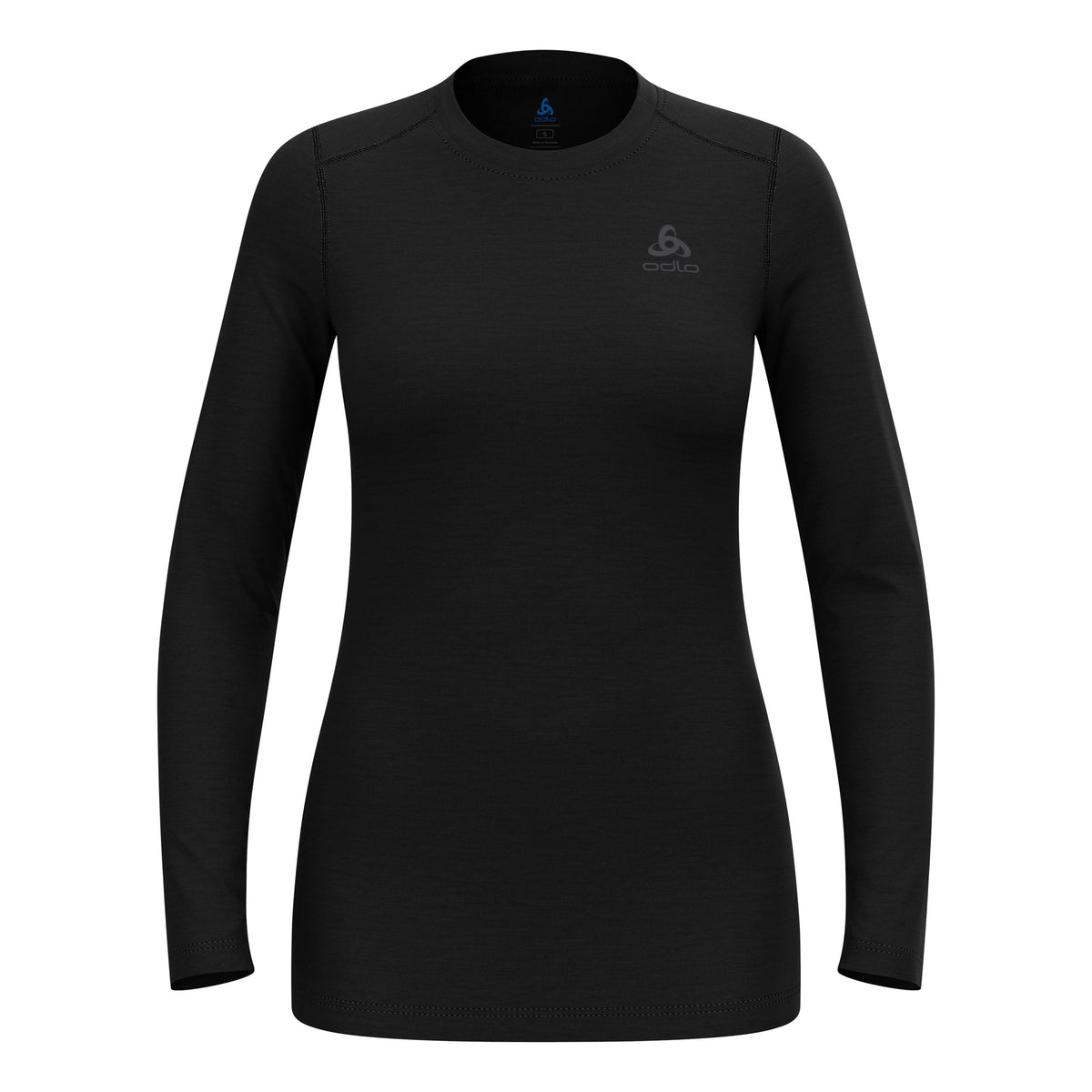 Odlo Merino 160Crew Haut Manches Longues Femmes-Noir