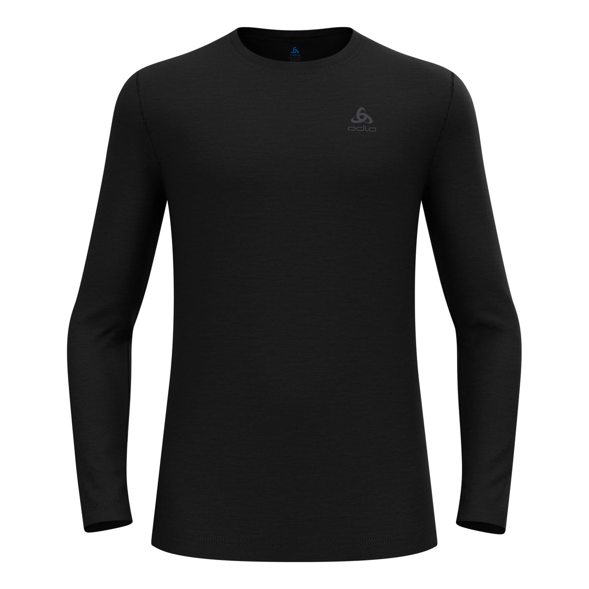 Odlo Merino 160Crew Haut Manches Longues Hommes-Noir