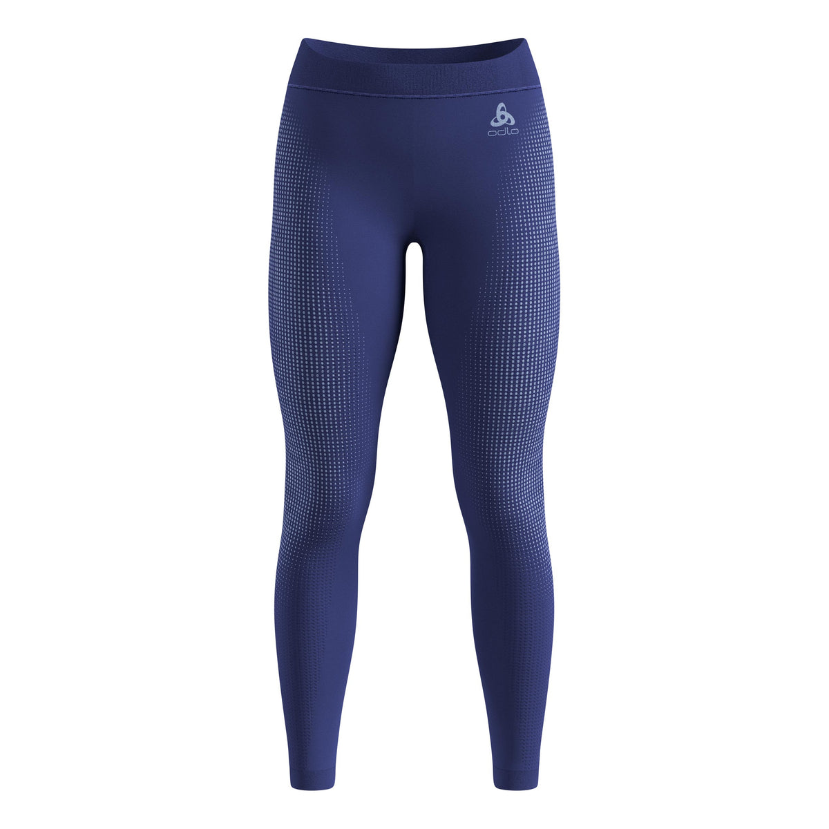 Odlo Performance Warm Eco Big Logo Bottom Long Collant tight Femmes-bleu