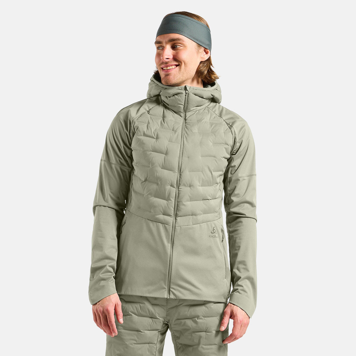Odlo Zeroweight Insulator  Veste running Hommes - vert olive