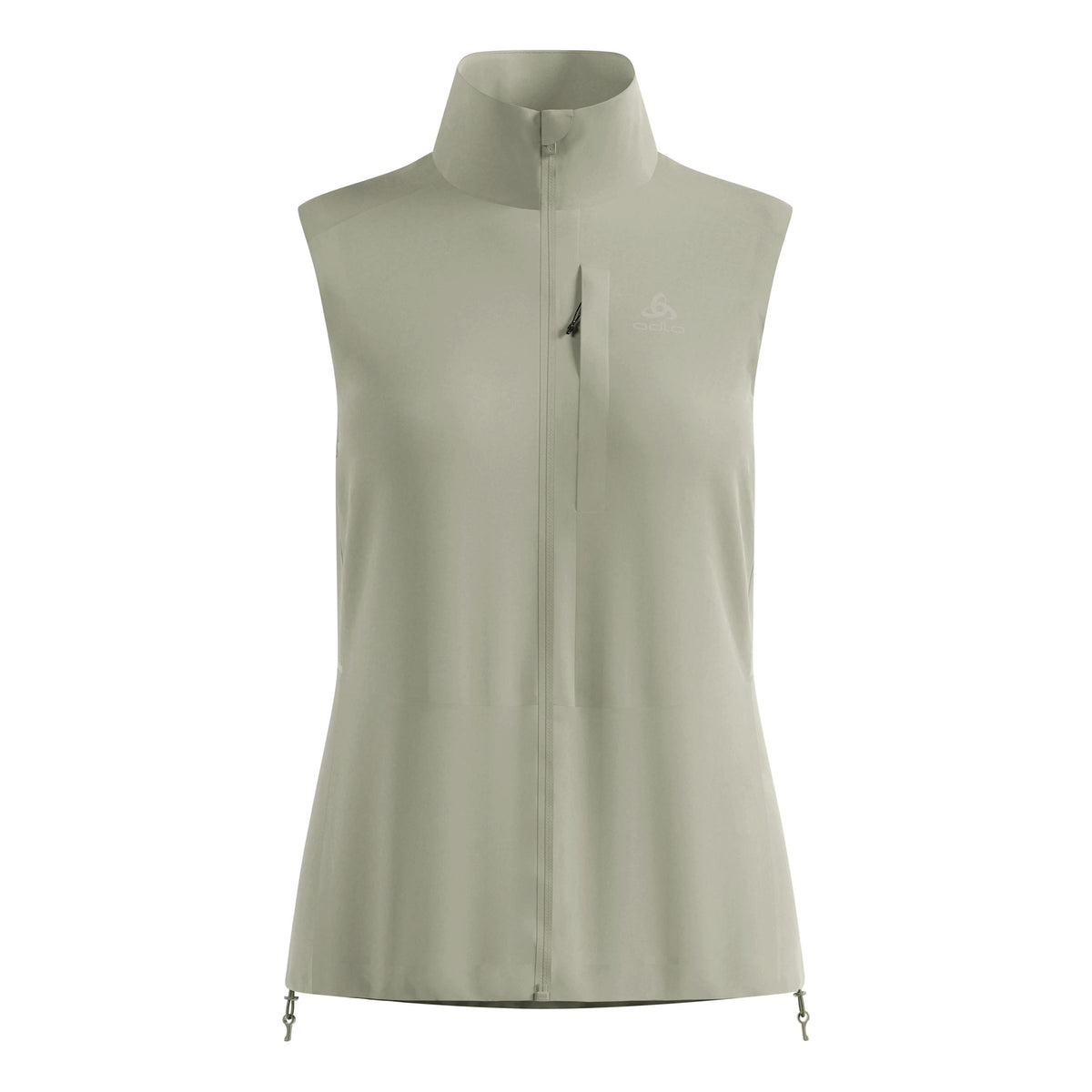 Odlo Zeroweight Warm  Gilets de course Femmes - vert olive