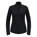 Zeroweight Warm Mid Layer 1/2 Zip Maillot de course Femmes - noir