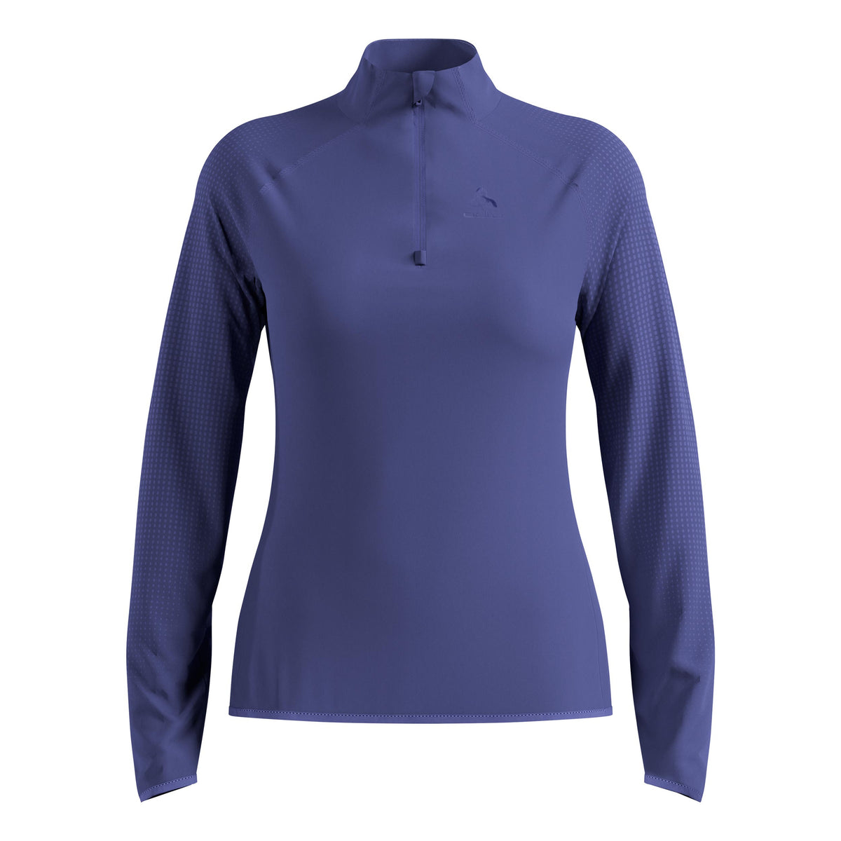 Odlo Zeroweight Warm Mid Layer 1/2 Zip Maillot de course Femmes - bleu