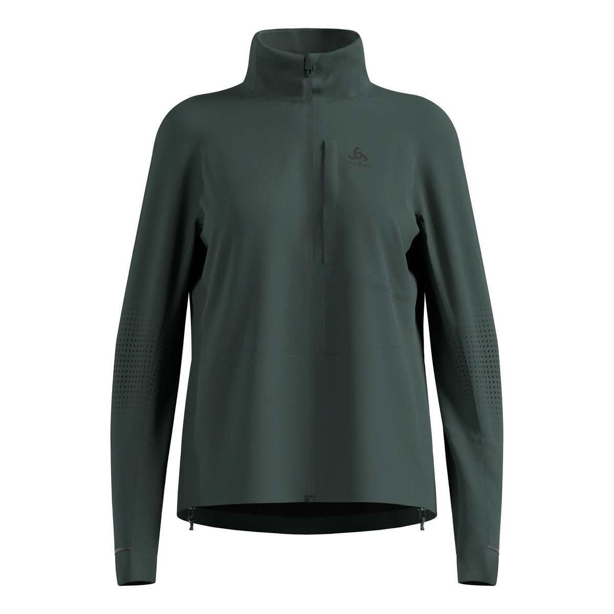 Odlo Zeroweight Pro Warm Reflective Veste Running Femmes-Vert Olive