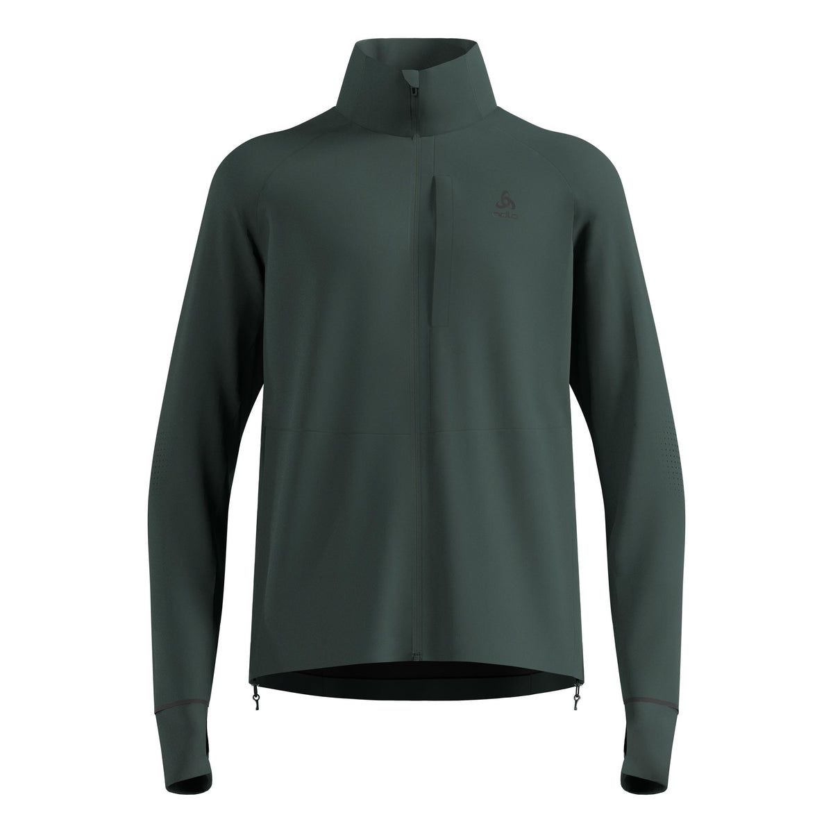 Odlo Zeroweight Pro Warm Reflective Veste Running Hommes-Vert Olive