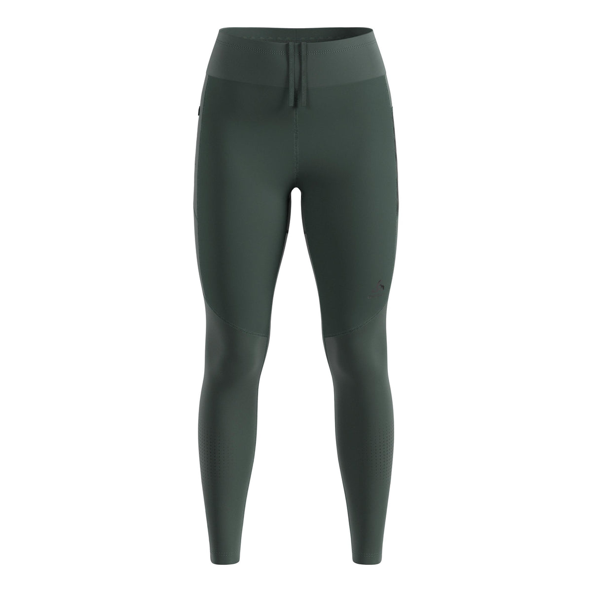Odlo Zeroweight Warm Reflective Collant De Course Femmes-Vert Olive
