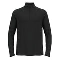 Essential 1/2 Zip Maillot de course Hommes-noir