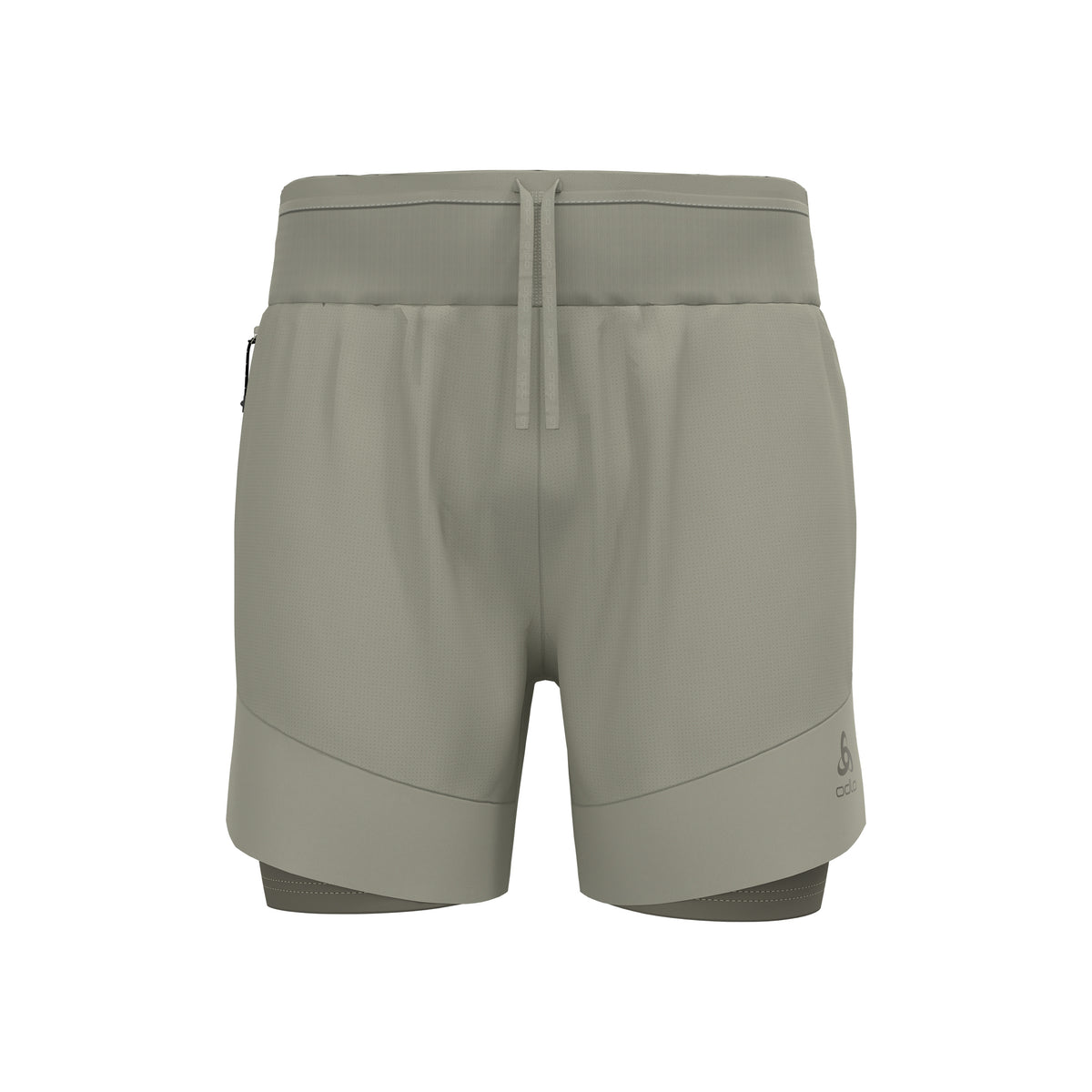 Odlo X-Alp Trail 6in 2in1 Short De Running Hommes-Gris