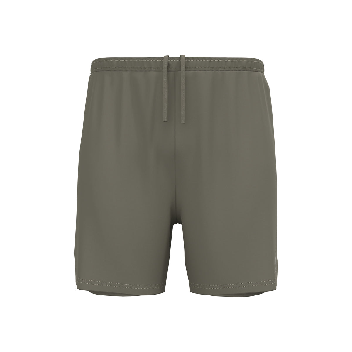 Odlo Essential 6in 2in1 Short de running Hommes-kaki