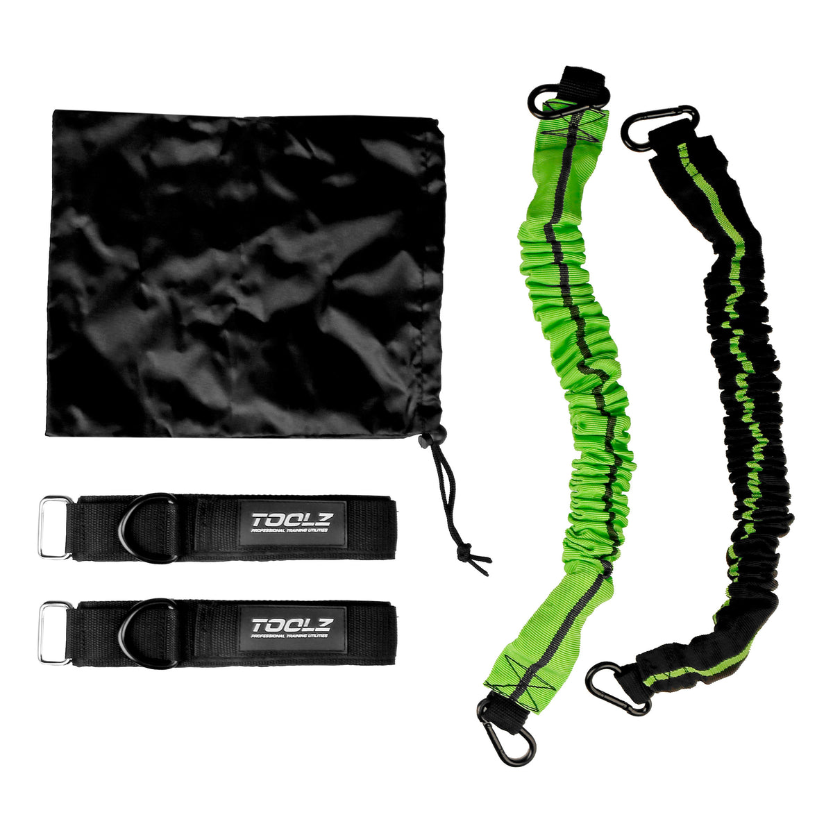 TOOLZ Pro Leg Toner Aide À L’entraînement-Noir,Vert