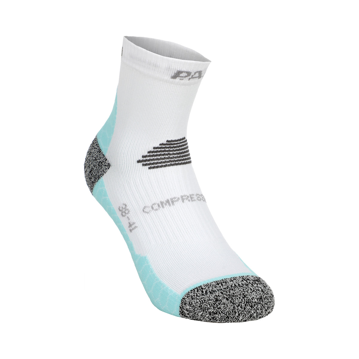P.A.C. RN 6.2 Reflective Pro Mid Compression Chaussettes de compression Femmes - blanc, menthe