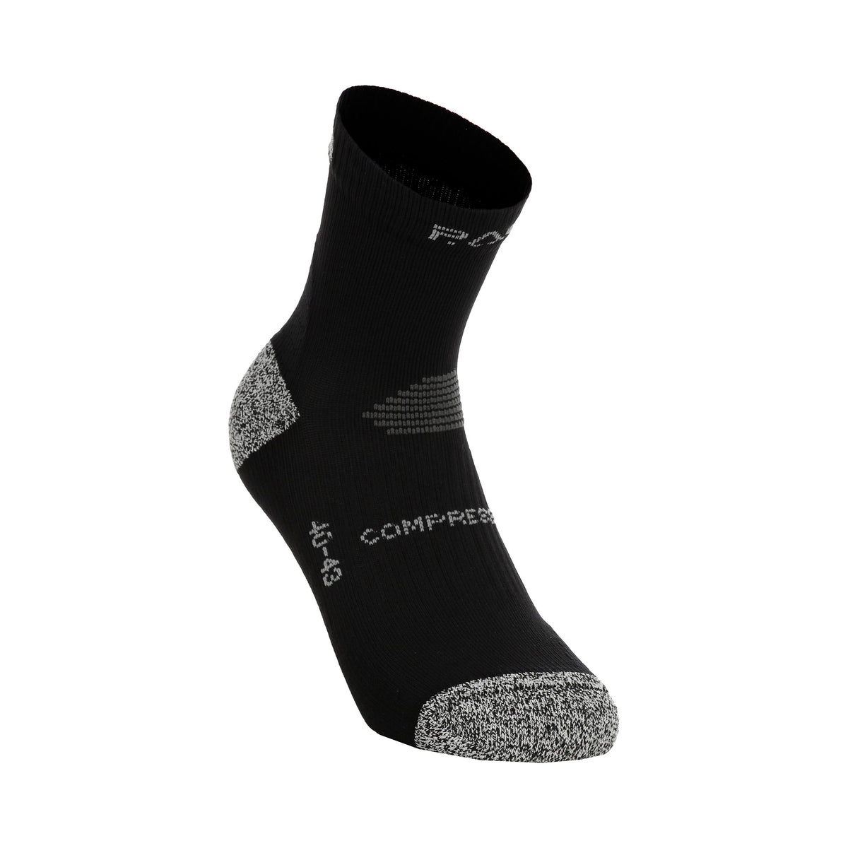 P.A.C. RN 6.2 Reflective Pro Mid Compression Chaussettes De Compression Hommes-Noir