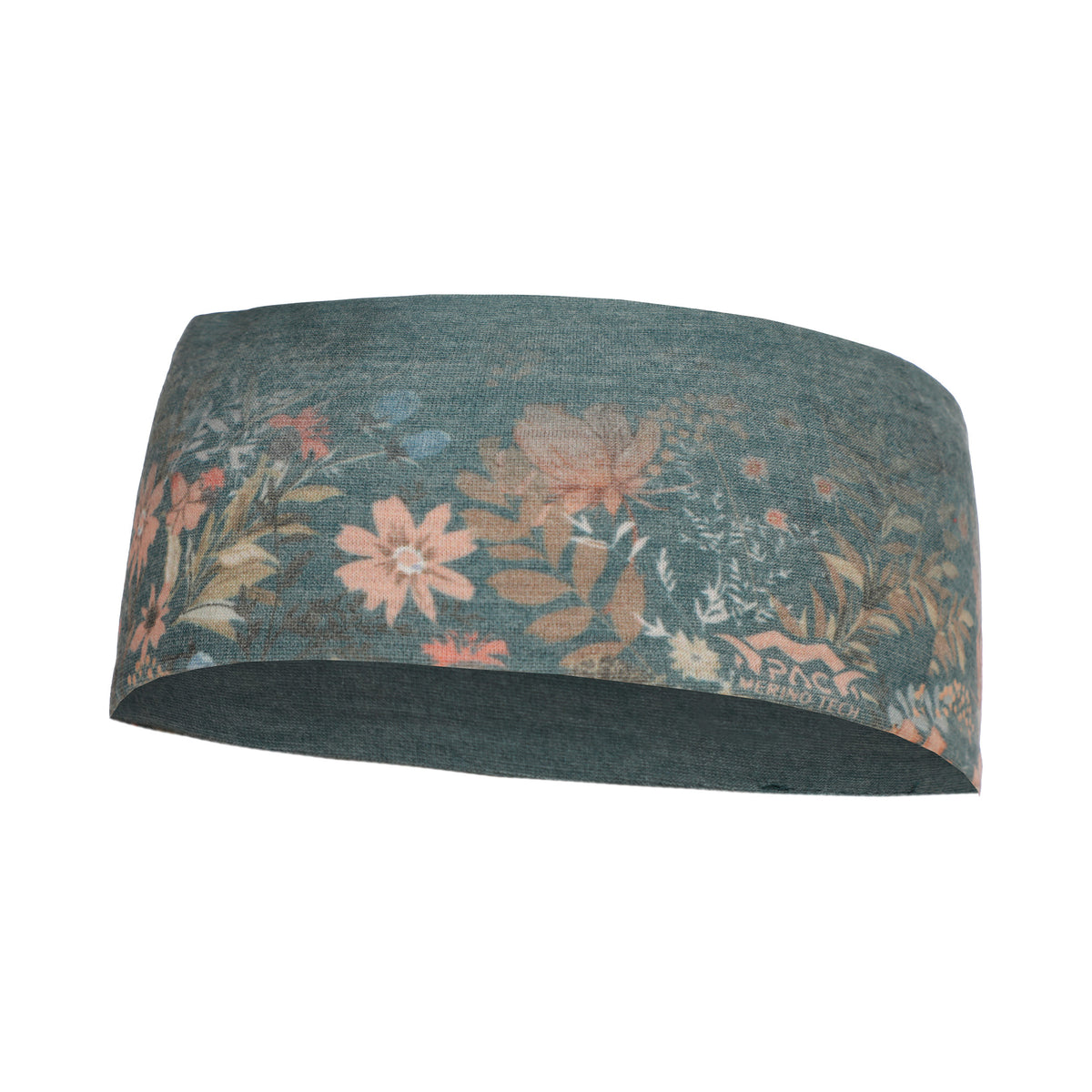 P.A.C. Recycled Merino Tech Bandeau-Bleu Petrol, Multicouleur