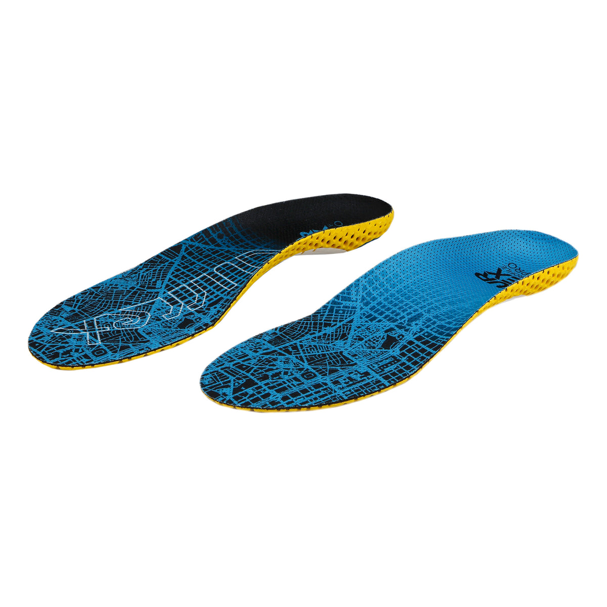 CURREX RunPro High Semelle Intérieure-Bleu,Jaune