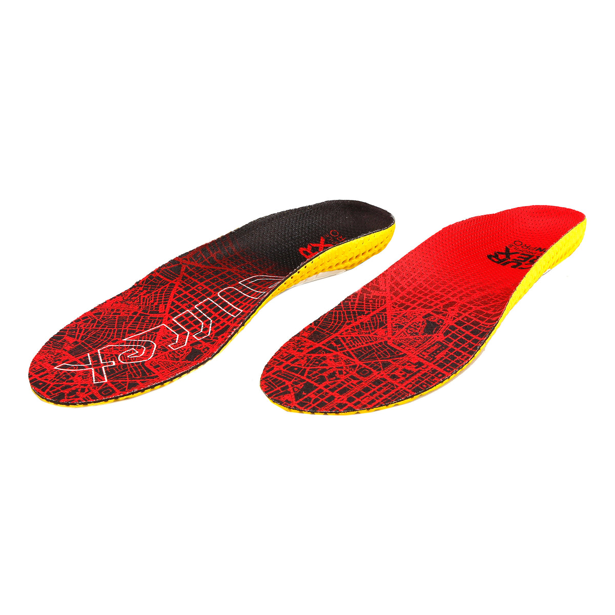 CURREX RunPro Low Semelle Intérieure-Rouge,Jaune
