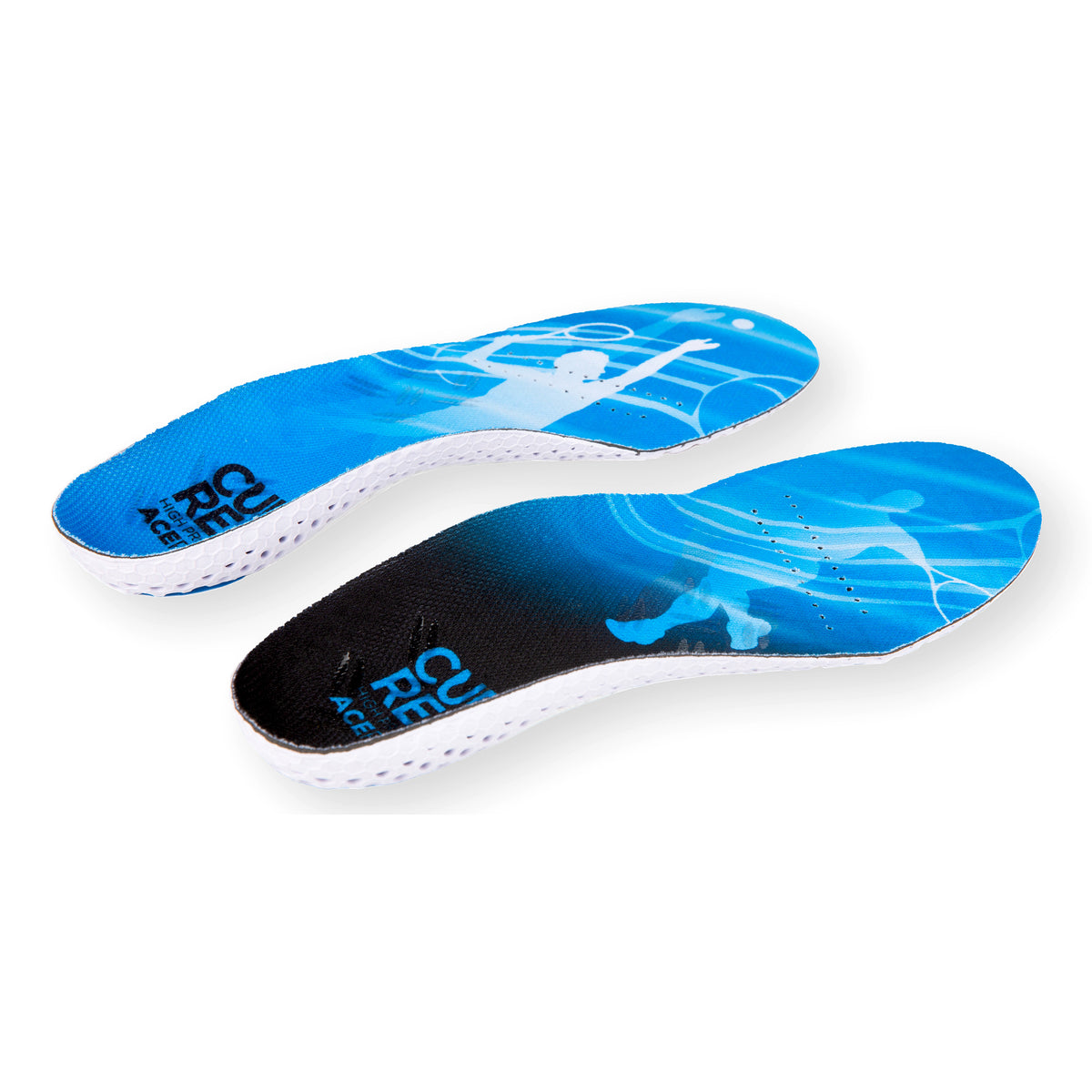 CURREX AcePro High Semelle Intérieure-Bleu Clair,Noir