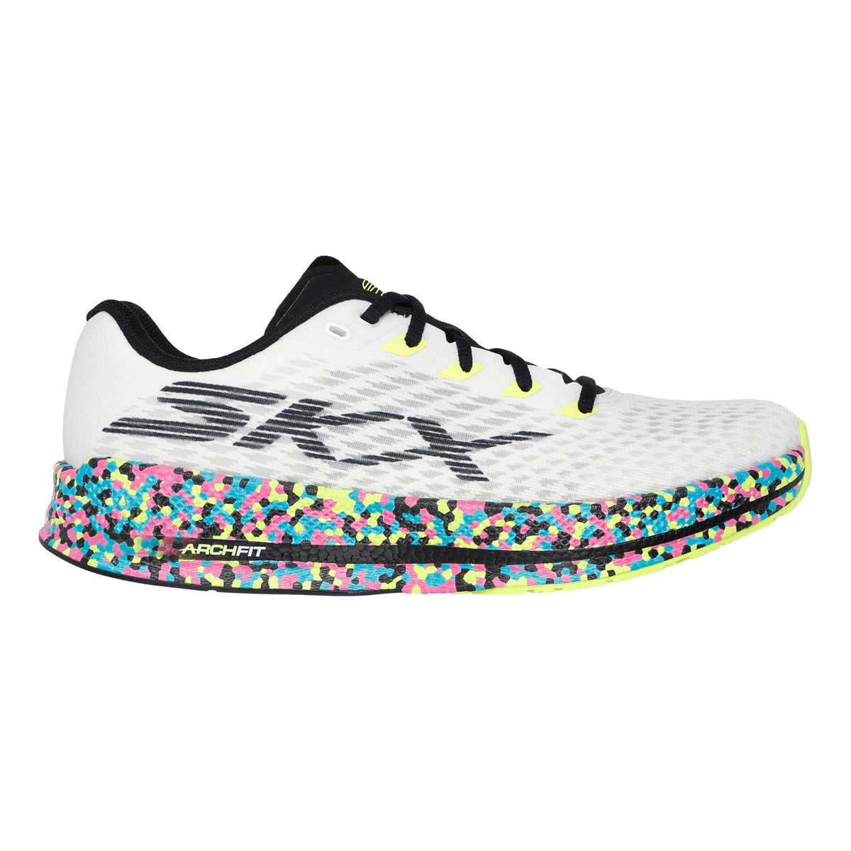 Skechers Go Run Razor 5 Chaussure De Running Sans Stabilisateurs Femmes-Blanc,Multicouleur
