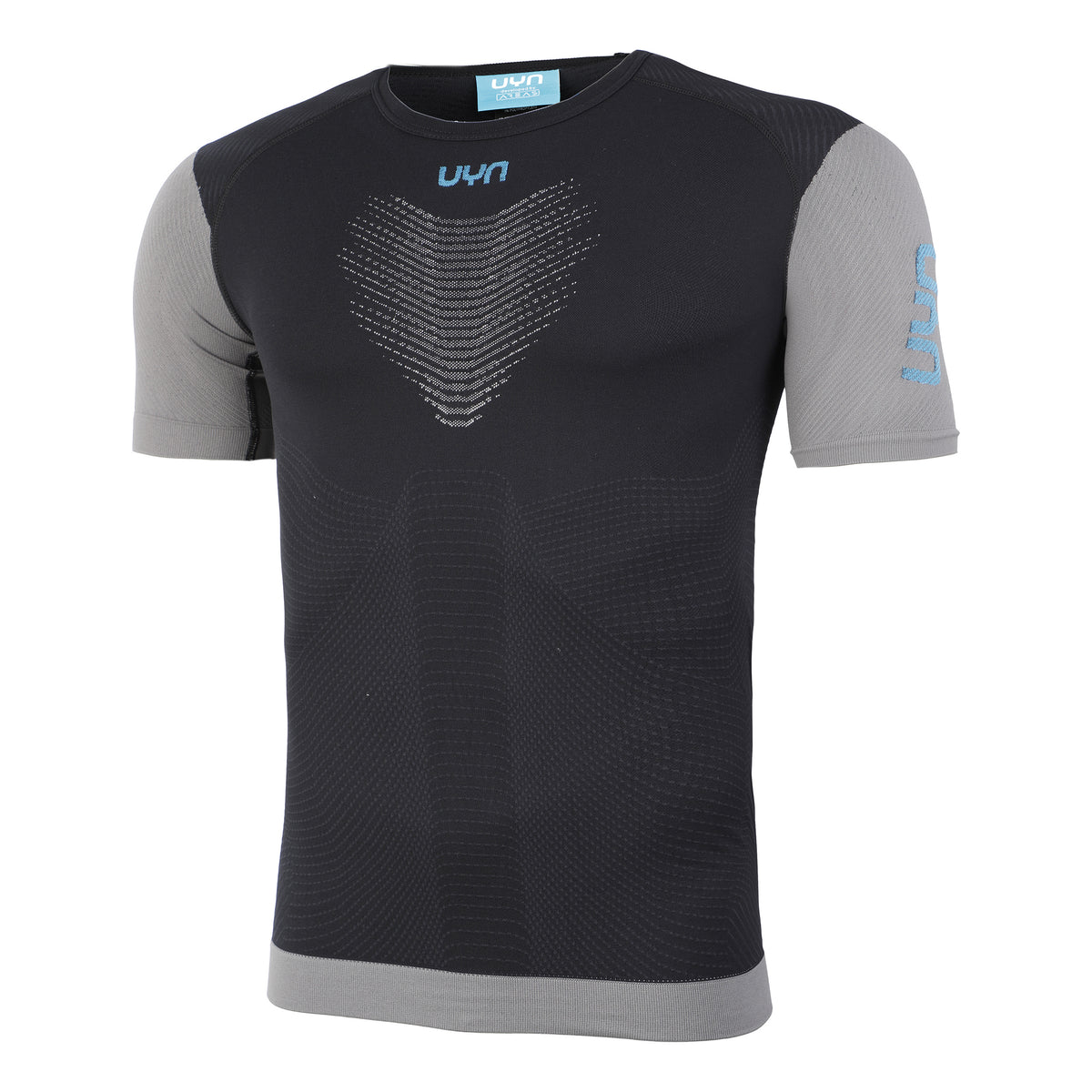 UYN PB42 OW Maillot De Course Hommes-Noir,Gris
