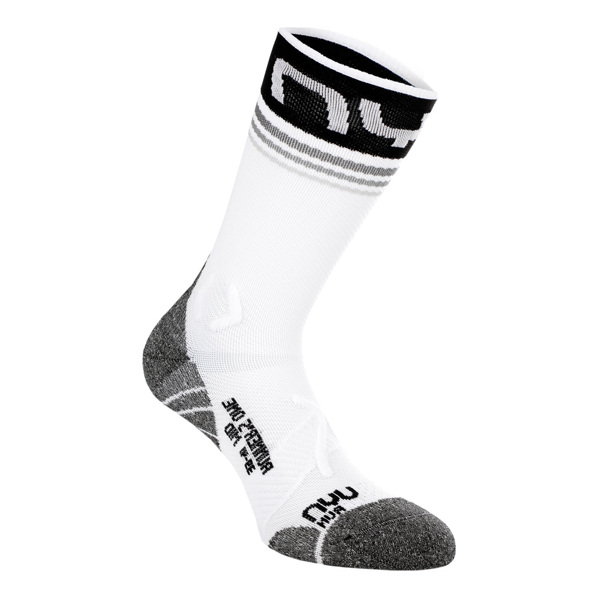 UYN Runner's One Chaussettes De Running Hommes-Blanc,Noir