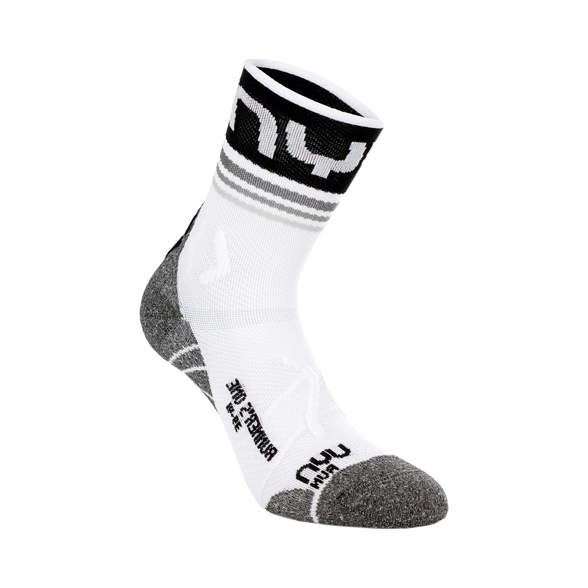 UYN Runner's One Short Chaussettes De Running Hommes-Blanc,Noir