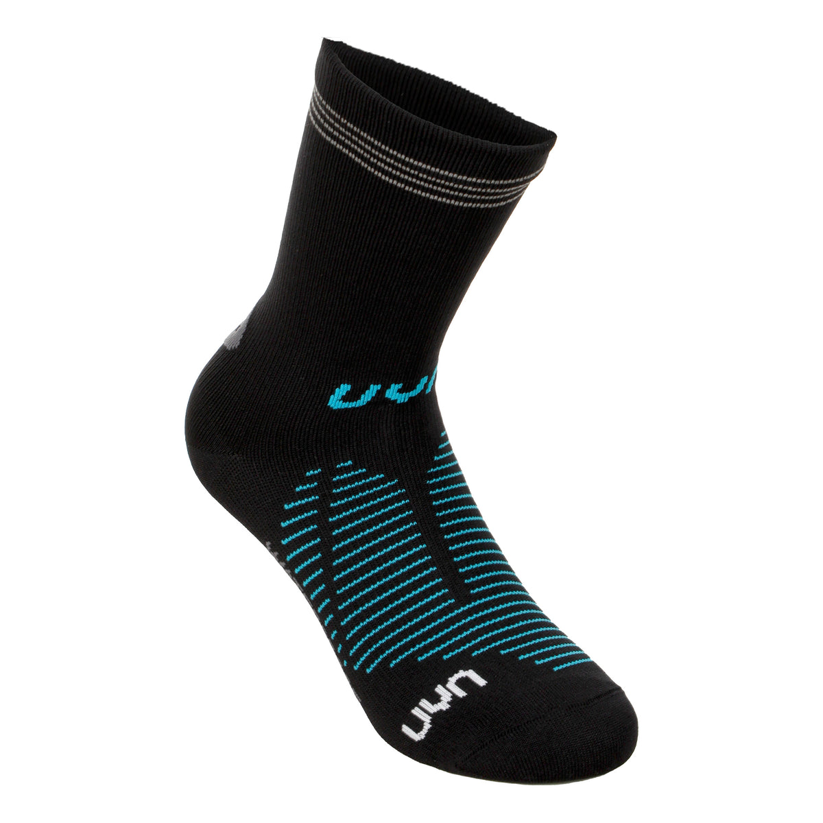 UYN Waterproof Chaussettes De Running-Noir,Bleu