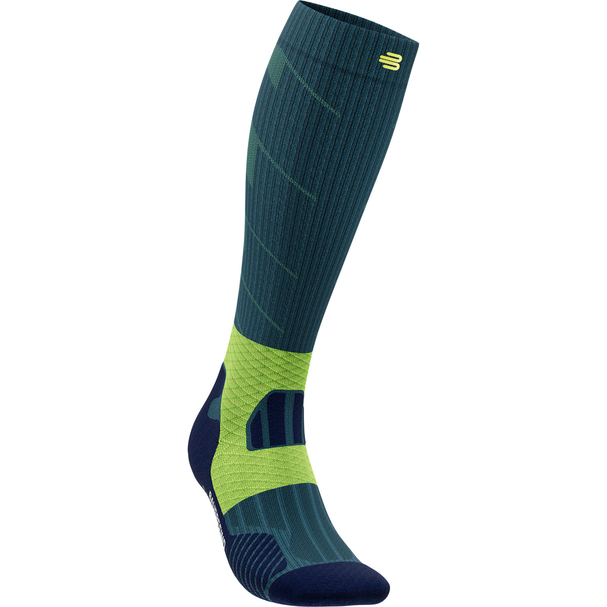 Bauerfeind Trail Run Compression Chaussettes De Compression Femmes-Turquoise