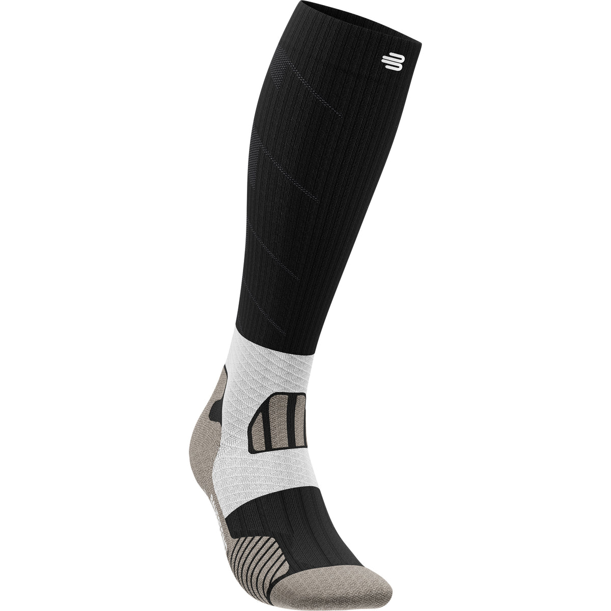 Bauerfeind Trail Run Compression Chaussettes De Compression Hommes-Noir